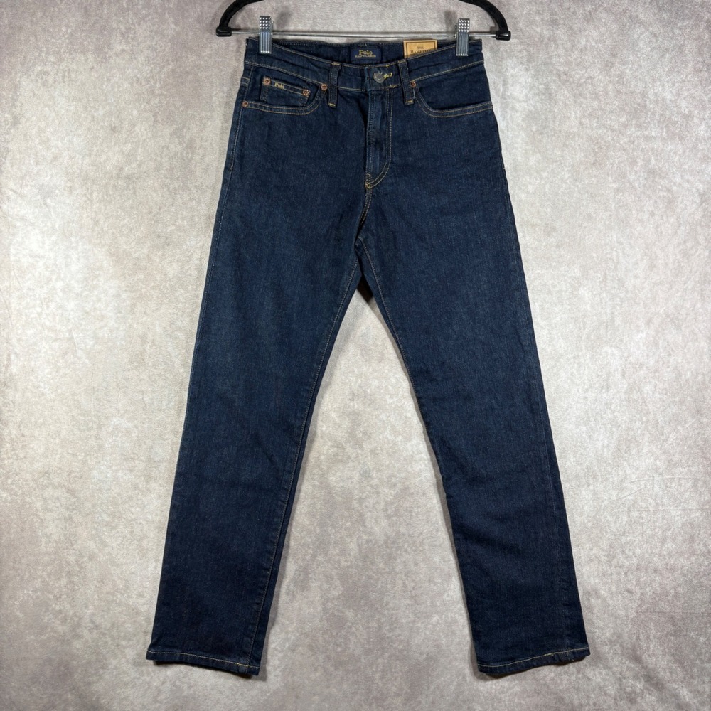 Polo Ralph Lauren Jeans Boys 14 Dark Wash The Hampton Straight Classic‎ Stretch